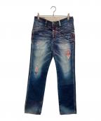 MARITHE+FRANCOIS GIRBAUDマリテフランソワジルボー）の古着「アーカイブデニムパンツ」｜インディゴ