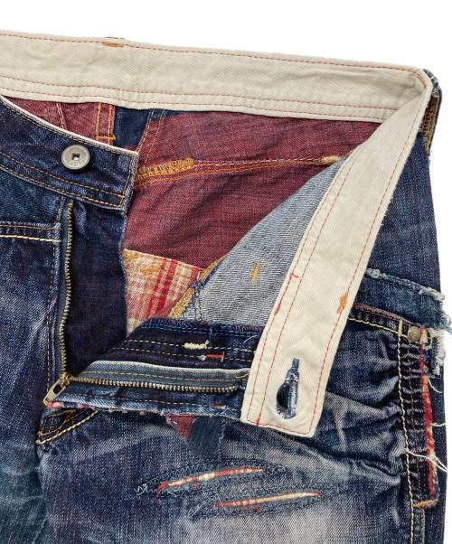 MARITHE+FRANCOIS GIRBAUD（マリテフランソワジルボー）MARITHE+FRANCOIS GIRBAUD (マリテフランソワジルボー) アーカイブデニムパンツ インディゴ サイズ:Mの古着・服飾アイテム