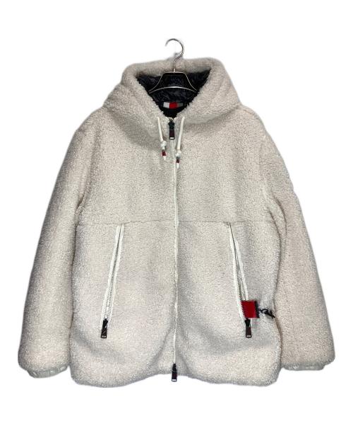 after label（アフターレーベル）AFTER LABEL (アフターレーベル) ボアダウンジャケット ホワイト サイズ:Lの古着・服飾アイテム