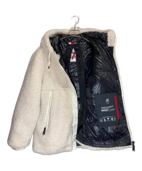 after label（アフターレーベル）AFTER LABEL (アフターレーベル) ボアダウンジャケット ホワイト サイズ:Lの古着・服飾アイテム
