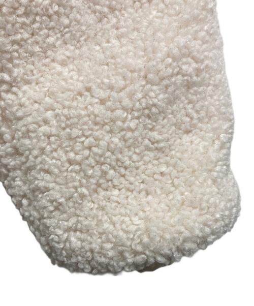 after label（アフターレーベル）AFTER LABEL (アフターレーベル) ボアダウンジャケット ホワイト サイズ:Lの古着・服飾アイテム