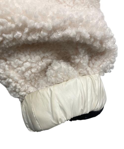 after label（アフターレーベル）AFTER LABEL (アフターレーベル) ボアダウンジャケット ホワイト サイズ:Lの古着・服飾アイテム