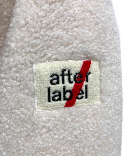 after label（アフターレーベル）AFTER LABEL (アフターレーベル) ボアダウンジャケット ホワイト サイズ:Lの古着・服飾アイテム
