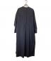 SACRA（サクラ）の古着「ウールロングシャツワンピース」｜ネイビー
