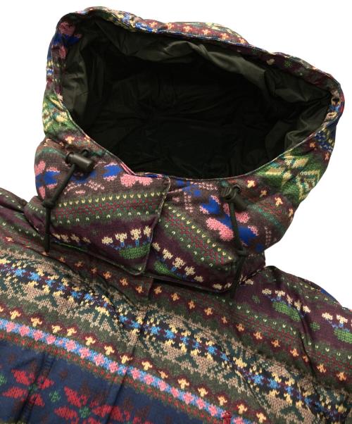 POLO RALPH LAUREN（ポロ・ラルフローレン）POLO RALPH LAUREN (ポロ・ラルフローレン) ウォーターリペラント フーデッド ダウン ジャケット マルチカラー サイズ:Lの古着・服飾アイテム