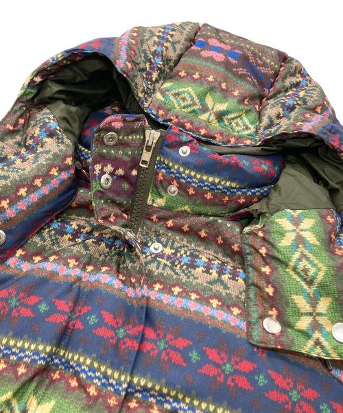 POLO RALPH LAUREN（ポロ・ラルフローレン）POLO RALPH LAUREN (ポロ・ラルフローレン) ウォーターリペラント フーデッド ダウン ジャケット マルチカラー サイズ:Lの古着・服飾アイテム