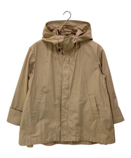 Spick and Span（スピックアンドスパン）Spick and Span (スピックアンドスパン) テントラインフーディブルゾン ベージュ サイズ:38の古着・服飾アイテム