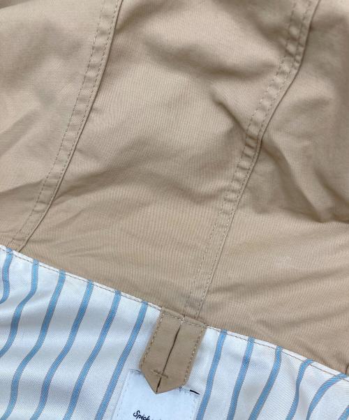 Spick and Span（スピックアンドスパン）Spick and Span (スピックアンドスパン) テントラインフーディブルゾン ベージュ サイズ:38の古着・服飾アイテム