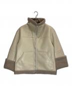 heliopoleエリオポール）の古着「ECO MOUTON JACKET」｜ベージュ