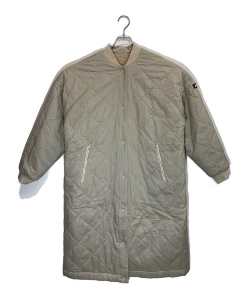 AIGLE（エーグル）AIGLE (エーグル) ウインドストッパー リバーシブルボア ミリタリーキルティングコート ベージュ サイズ:Lの古着・服飾アイテム