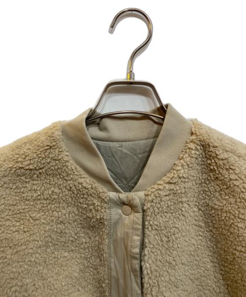 AIGLE（エーグル）AIGLE (エーグル) ウインドストッパー リバーシブルボア ミリタリーキルティングコート ベージュ サイズ:Lの古着・服飾アイテム