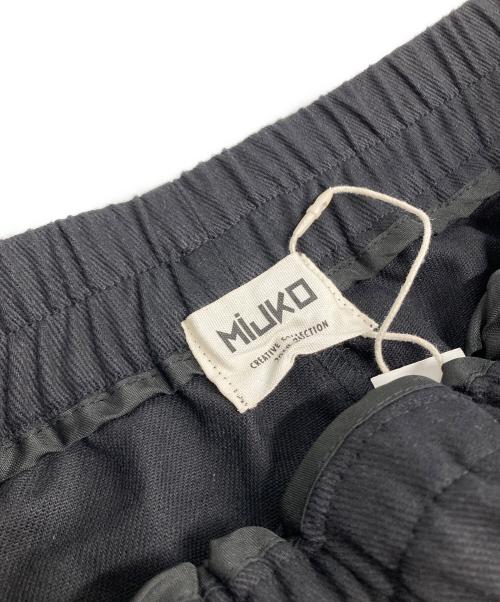 MIJKO（ミコ）MiJKO (ミコ) コーティングカーゴパンツ ブラック サイズ:XLの古着・服飾アイテム