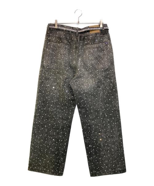 blackicon（ブラックアイコン）blackicon (ブラックアイコン) ストーンデニムパンツ グレー サイズ:34の古着・服飾アイテム