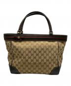 GUCCIグッチ）の古着「GGキャンバスメイフェアトートバッグ257061」｜ベージュ