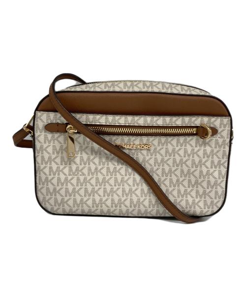 MICHAEL KORS（マイケル・コース）MICHAEL KORS (マイケルコース) ショルダーバッグ/35S1GTTC9B アイボリー×ブラウン サイズ:-の古着・服飾アイテム