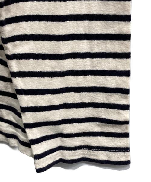 NIGEL CABOURN（ナイジェルケーボン）NIGEL CABOURN (ナイジェルケーボン) バスクシャツ アイボリー×ネイビー サイズ:50の古着・服飾アイテム