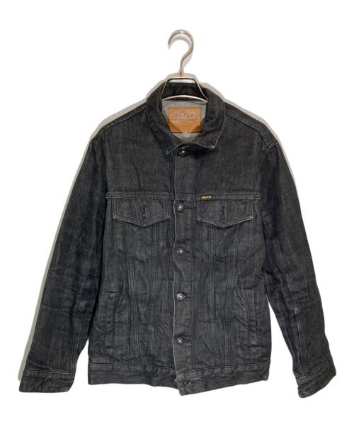 bluco（ブルコ）BLUCO (ブルコ) TRACKER JACKET DENIM ブラック サイズ:Mの古着・服飾アイテム
