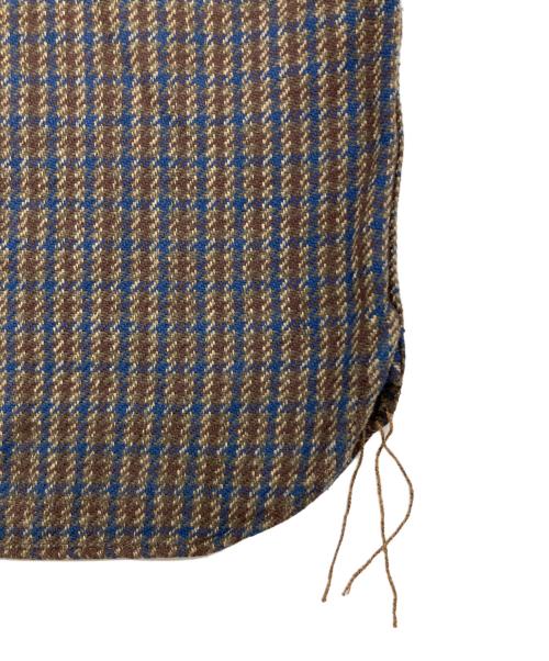 Pherrow's（フェローズ）PHERROW'S (フェローズ) ヘビーフランネルシャツ ネイビー×ブラウン サイズ:38の古着・服飾アイテム