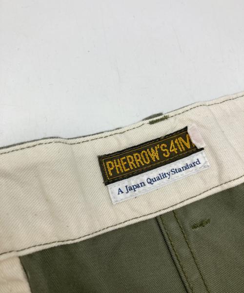 Pherrow's（フェローズ）PHERROW'S (フェローズ) チノトラウザー オリーブ サイズ:36の古着・服飾アイテム