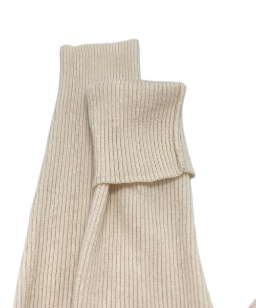 ANAYI（アナイ）ANAYI (アナイ) メリノウール2WAYリブプルオーバー ベージュ サイズ:36の古着・服飾アイテム