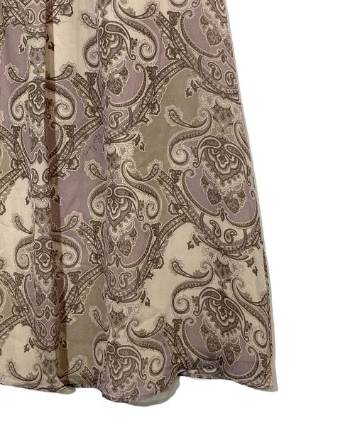 BURBERRY LONDON（バーバリーロンドン）BURBERRY LONDON (バーバリーロンドン) シルクノースリーブワンピース グレー サイズ:38の古着・服飾アイテム