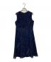 BURBERRY LONDON (バーバリーロンドン) シルクノースリーブワンピース ネイビー サイズ:40：9000円
