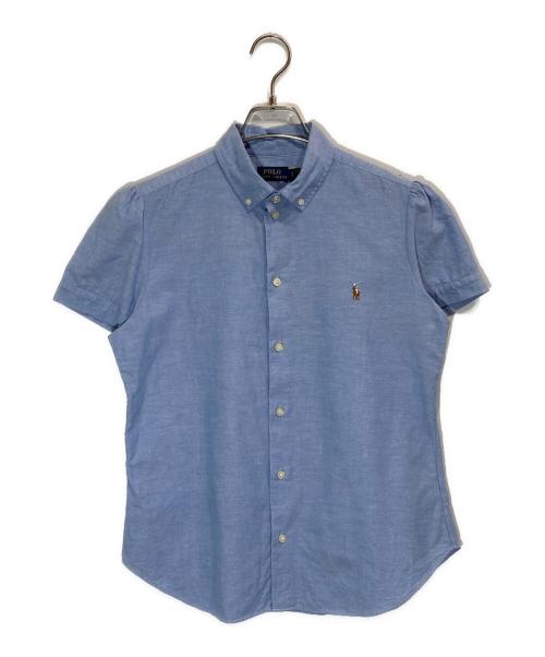 POLO RALPH LAUREN（ポロ・ラルフローレン）POLO RALPH LAUREN (ポロ・ラルフローレン) 半袖BDシャツ ブルー サイズ:Lの古着・服飾アイテム