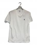 POLO RALPH LAURENポロ・ラルフローレン）の古着「クルーネックTシャツ」｜ホワイト