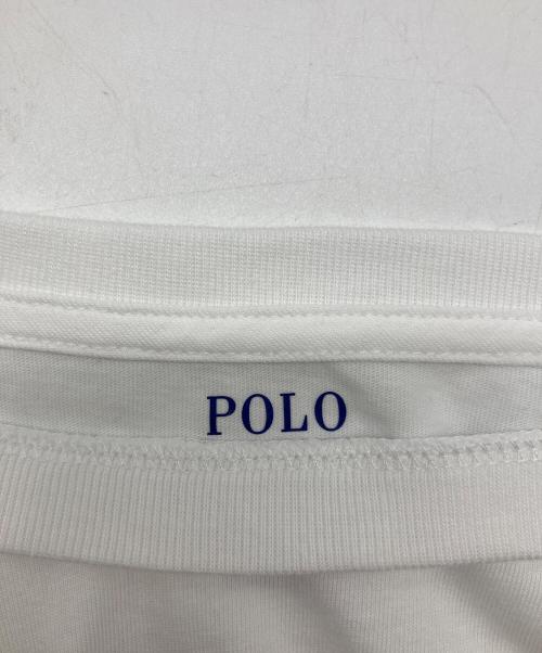 POLO RALPH LAUREN（ポロ・ラルフローレン）POLO RALPH LAUREN (ポロ・ラルフローレン) クルーネックTシャツ ホワイト サイズ:Mの古着・服飾アイテム