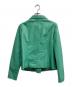 BALMAIN (バルマン) ラムレザージャケット グリーン サイズ:13：7000円