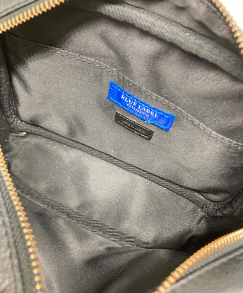 BLUE LABEL CRESTBRIDGE（ブルーレーベルクレストブリッジ）BLUE LABEL CRESTBRIDGE (ブルーレーベルクレストブリッジ) チェックベルトショルダーバッグ/55018-102-09 ブラックの古着・服飾アイテム