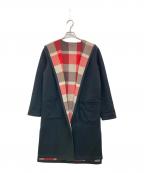 BLUE LABEL CRESTBRIDGEブルーレーベルクレストブリッジ）の古着「リバーシブルコート」｜ブラック