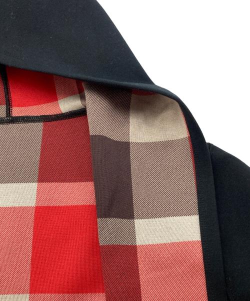 BLUE LABEL CRESTBRIDGE（ブルーレーベルクレストブリッジ）BLUE LABEL CRESTBRIDGE (ブルーレーベルクレストブリッジ) リバーシブルコート ブラック サイズ:28の古着・服飾アイテム