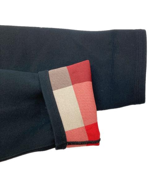 BLUE LABEL CRESTBRIDGE（ブルーレーベルクレストブリッジ）BLUE LABEL CRESTBRIDGE (ブルーレーベルクレストブリッジ) リバーシブルコート ブラック サイズ:28の古着・服飾アイテム