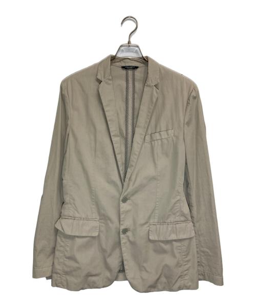 DOLCE & GABBANA（ドルチェ＆ガッバーナ）DOLCE & GABBANA (ドルチェ＆ガッバーナ) コットン2Bジャケット ベージュ サイズ:46の古着・服飾アイテム