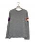 COMME des GARCONS SHIRT（コムデギャルソンシャツ）の古着「invaderグラフィック ニット」｜グレー
