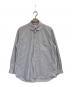 COMME des GARCONS SHIRT（コムデギャルソンシャツ）の古着「yarn dyed cotton stripe poplin shape」｜ブルー×ホワイト