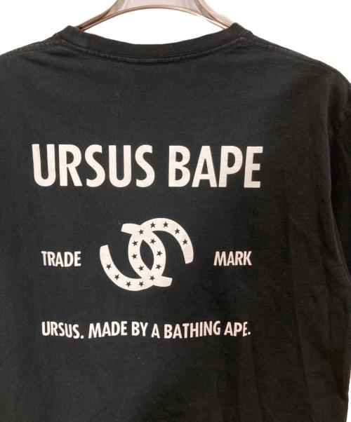 A BATHING APE（ア ベイシング エイプ）A BATHING APE (ア ベイシング エイプ) プリントTシャツ/001TEG201030X ブラック サイズ:XLの古着・服飾アイテム