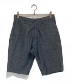 EVISUエヴィス）の古着「シャンブレーショーツ」｜ブルー