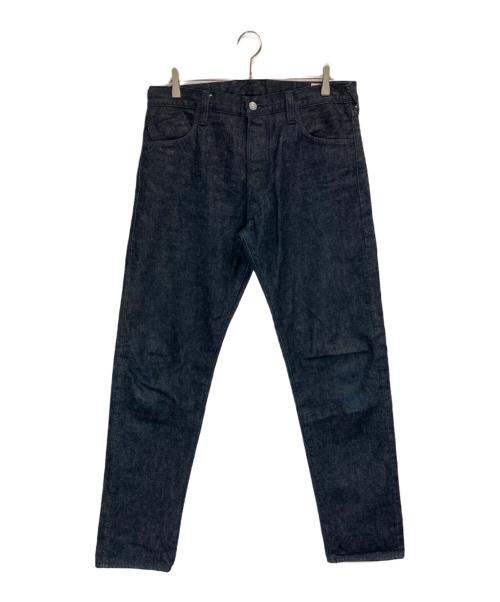 EVISU（エヴィス）EVISU (エヴィス) 黒カモメペイントデニムパンツ インディゴ サイズ:W36の古着・服飾アイテム