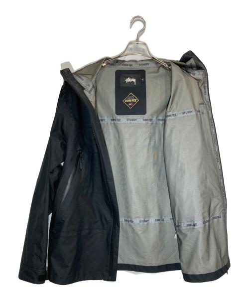 stussy（ステューシー）stussy (ステューシー) GORE-TEX PRODUCTS マウンテンパーカー ブラック サイズ:XLの古着・服飾アイテム