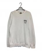 stussyステューシー）の古着「Bob Marley Spliff Pigment Dyed スウェット」｜ホワイト