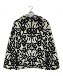 SUPREME（シュプリーム）の古着「Celtic Knot Reversible Fleece Hooded JKT」｜ホワイト×ブラック