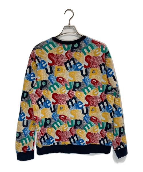 SUPREME（シュプリーム）Supreme (シュプリーム) Scatter Text Crewneck マルチカラー サイズ:Mの古着・服飾アイテム