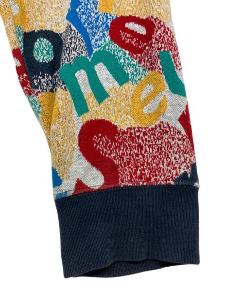SUPREME（シュプリーム）Supreme (シュプリーム) Scatter Text Crewneck マルチカラー サイズ:Mの古着・服飾アイテム