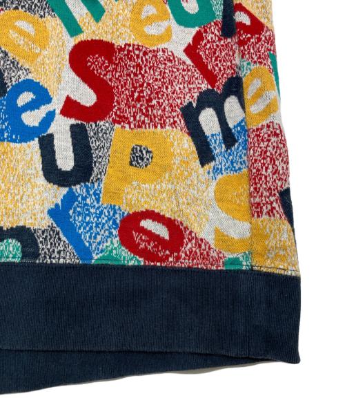 SUPREME（シュプリーム）Supreme (シュプリーム) Scatter Text Crewneck マルチカラー サイズ:Mの古着・服飾アイテム