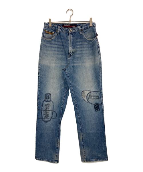 PHAT FARM（ファットファーム）PHAT FARM (ファットファーム) パッチワークデニム インディゴ サイズ:32の古着・服飾アイテム