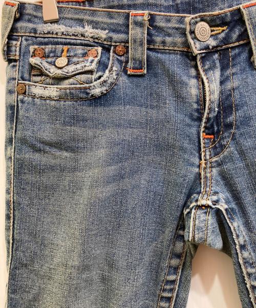 TRUE RELIGION（トゥルー レリジョン）TRUE RELIGION (トゥルー レリジョン) JOEY フレアデニムパンツ ブルー サイズ:31の古着・服飾アイテム