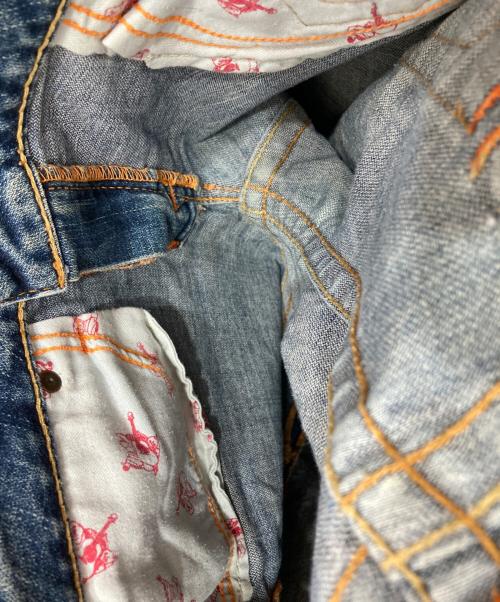 TRUE RELIGION（トゥルー レリジョン）TRUE RELIGION (トゥルー レリジョン) JOEY フレアデニムパンツ ブルー サイズ:31の古着・服飾アイテム