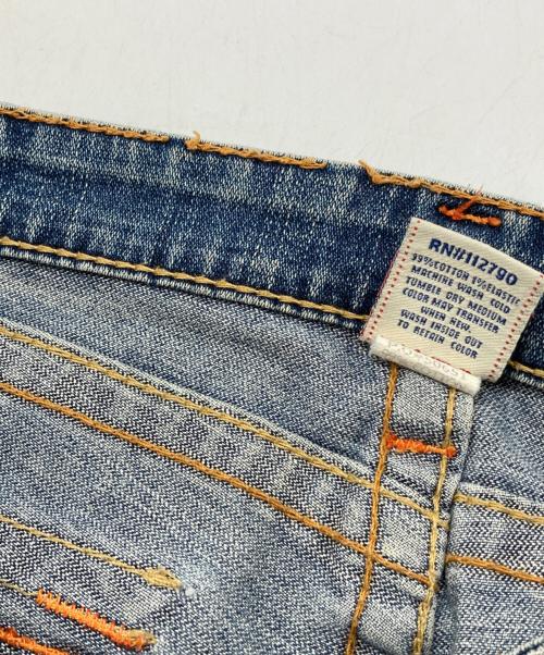 TRUE RELIGION（トゥルー レリジョン）TRUE RELIGION (トゥルー レリジョン) JOEY フレアデニムパンツ ブルー サイズ:31の古着・服飾アイテム